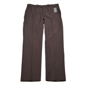 Michael Kors Performance Dress‎ Pants Mens 36x32 Wine Red Stretch Classic NEW